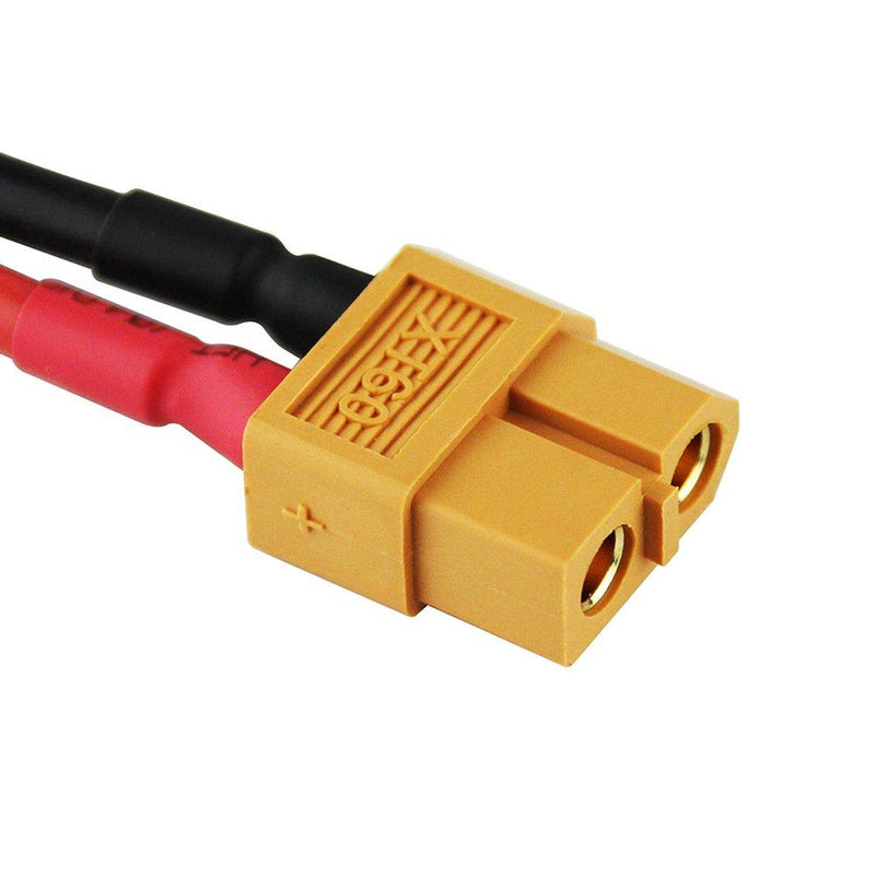 OliYin 3pcs Compatible with TRX Male to XT60 Female Connector Adapter Cable 14awg 1.96in RC Charger LiPo(Pack of 3)