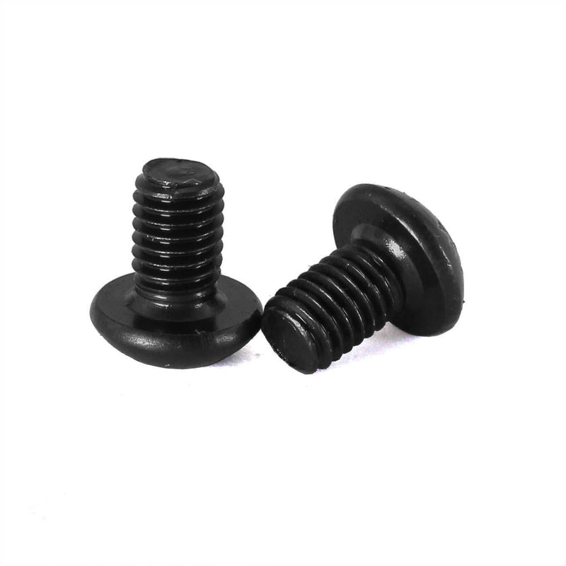 PZRT Aluminum Profile Connector Set, 4pcs Black Corner Bracket,8pcs M6 Slider Nuts, 8pcs M6x10mm Hex Socket Screw Bolt for 8mm Slot 3030 Series Aluminum Profile Accessories 3030 Series Connector Set
