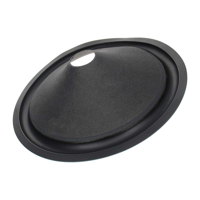 Fielect 8 inches Paper Speaker Cone Subwoofer Cones Drum Paper 1 inches Inner Diameter with Rubber Surround 1Pcs 8" 25.5mm 1Pcs