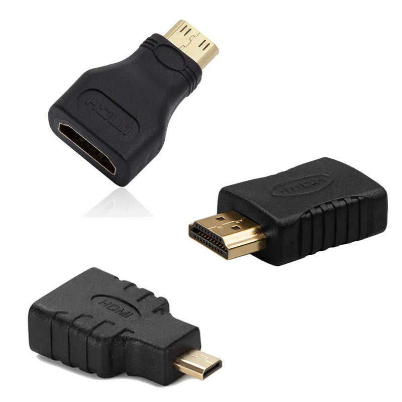 FUNTEN Hdmi Adapters Kit (7 Adapters) Mini Hdmi to Micro Hdim Male to Female