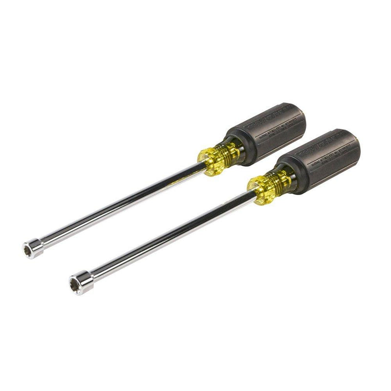 Klein Tools 646M Tool Set, Magnetic Nut Drivers Sizes 1/4 and 5/16-Inch, 6-Inch Shafts, 2-Piece