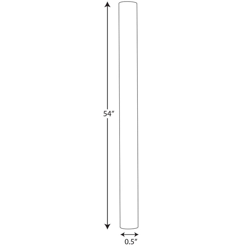 Progress Lighting P8601-104 Stem Extension Kit with 2-12-Inch and 2-15-Inch Stems Included, Polished Nickel