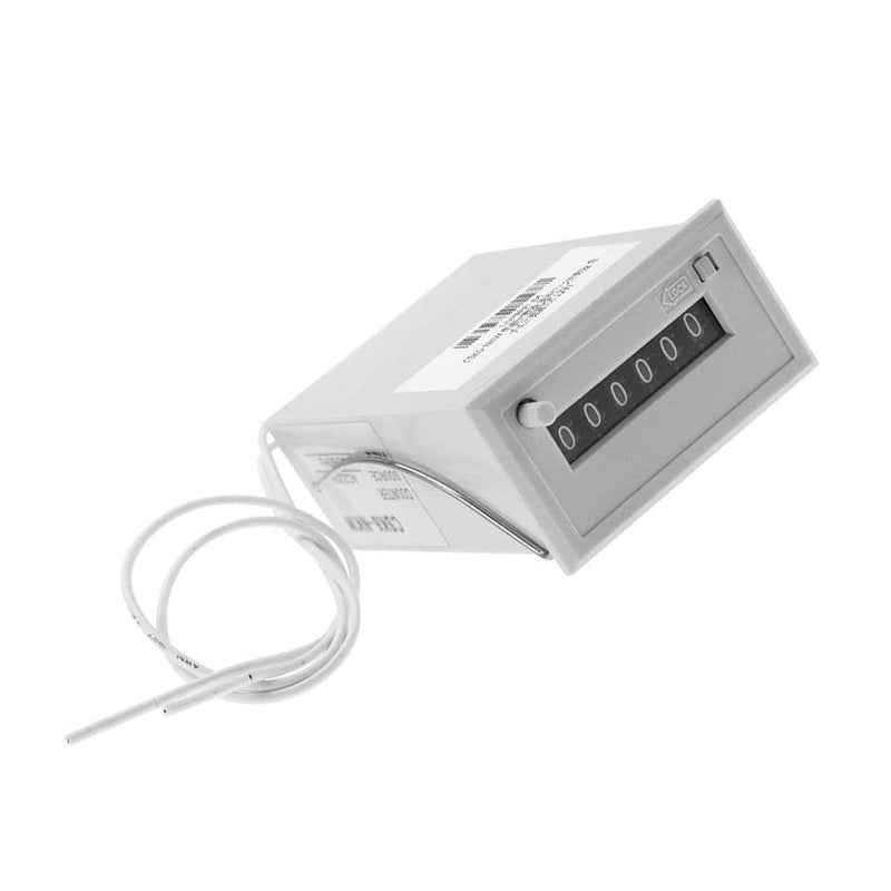 Electromagnetic Counter 6 Digit Pulse Counter CSK6-NKW AC220V / AC110V / DC24V / DC 12V(DC 12V)