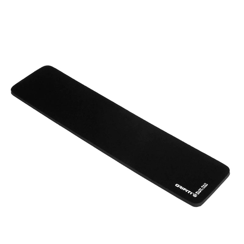 Grifiti Slim Wrist Pad 17 is a 17 x 4 x 0.25 Inch Wrist Rest for 17 Inch Standard Slim Keyboards and Apple Wired Keyboard (Black Poly Nylon Surface) Black Poly Nylon Surface