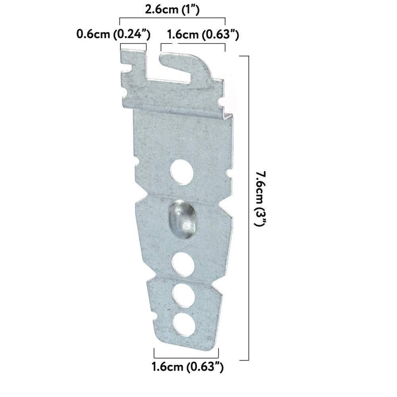 2-Pack Undercounter Dishwasher Bracket Replacement - Whirlpool -Compatible - Compare to 8269145 / WP8269145 - Replacement Dishwasher Upper Mounting Bracket