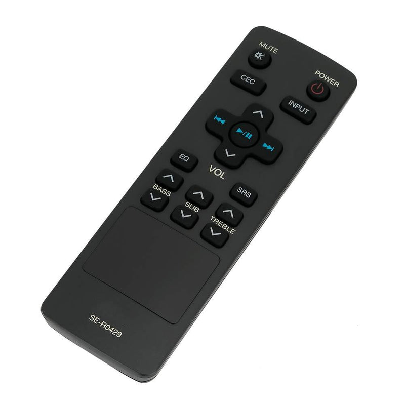 SE-R0429 ser0429 Sound Bar Replacement Remote Control fit for Most Toshiba Soundbar SBX4250 SBX4250KN SBX5065KU