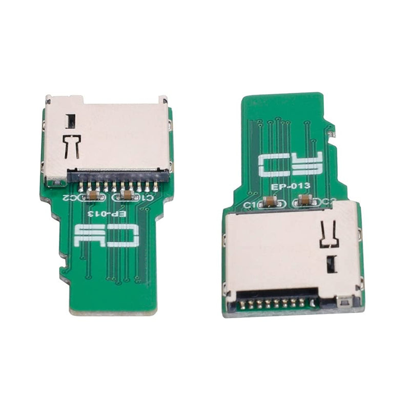 NFHK TF Micro SD Male Extender to TF Card Female Extension Adapter PCBA SD/SDHC/SDXC UHS-III UHS-3 UHS-2 Green TF/TF