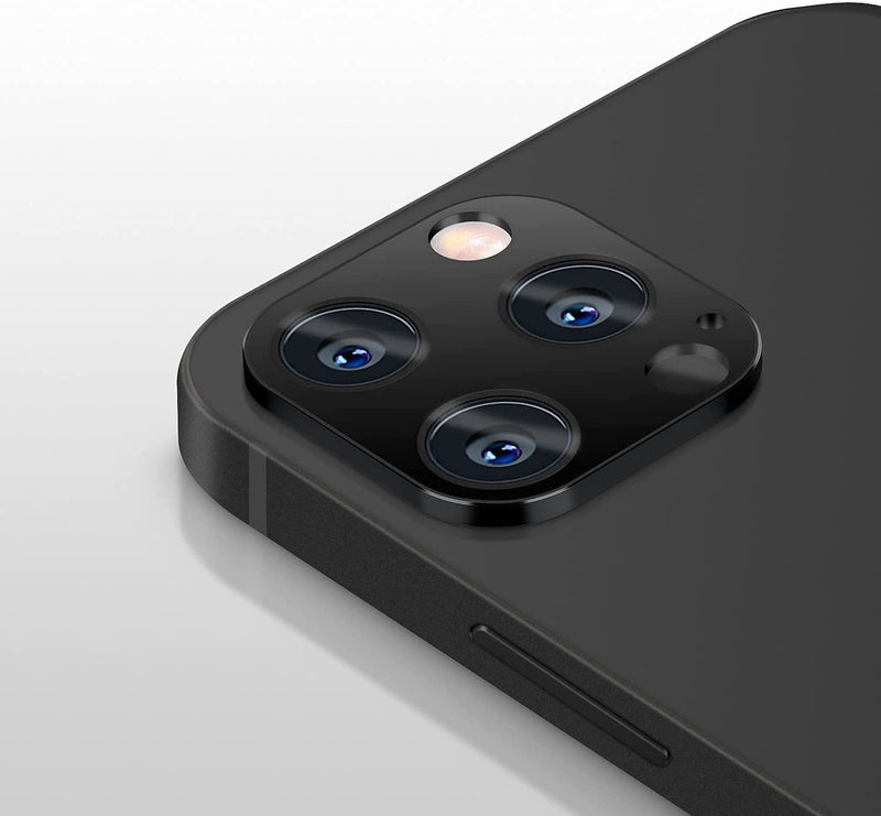 SaharaCase ZeroDamage FlexiGlass HD Camera Lens Protector [2-Pack] for Apple iPhone 14 Pro/Pro Max (2022) Anti-Scratch & Anti-Fingerprint Easy Installation (Black) Black