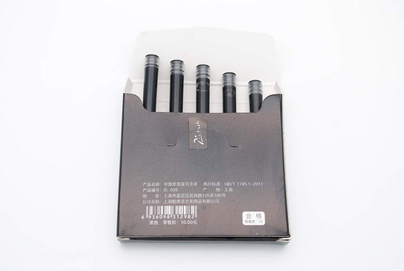 4 Pack (20pcs) Picasso Ink Cartridges Fountain Pen Refills (black) Black