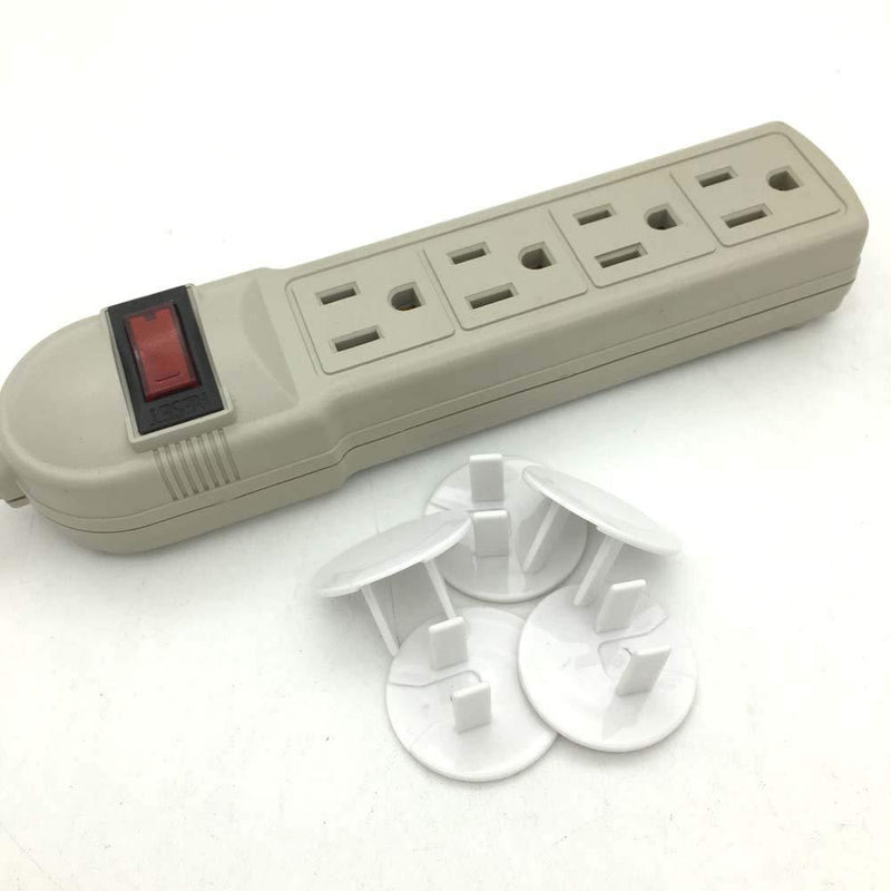 62 Pieces Outlet Covers ChildProof Plug Protector - Vmaisi Baby Proofing Electrical Safety Outlet Plugs White 62 Count (Pack of 1)