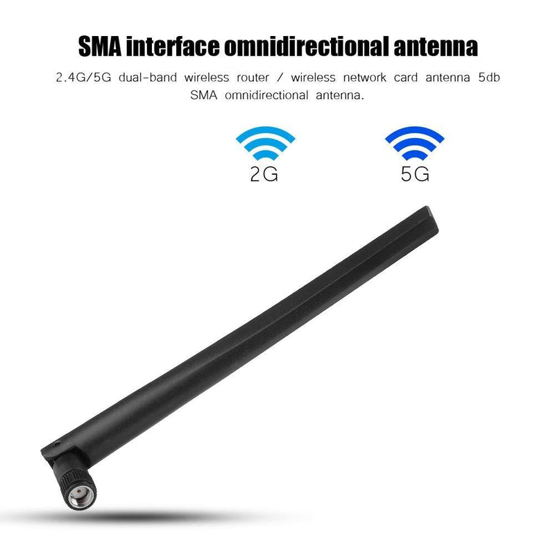 3PCS Dual-Band Router 5dBi 2.4G/5G WiFi Antenna High Gain SMA Antenna WiFi Wireless Network Card External Antenna for for Wireless LAN/WiFi Router, Suitable for ASUS RT-AC68u AC66U