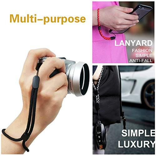 Wrist Lanyard Hand Strap 6pcs, Short 7.5" Adjustable Wrist Rope for Electronic Accessories Phone Camera Flashlight