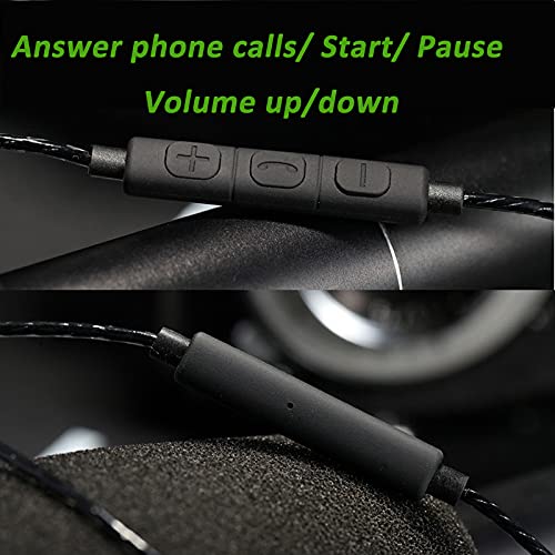 Alitutumao Replacement Audio Cable Aux Cord with Inline Mic Remote Volume Control Compatible with Sol Republic Master Tracks HD V8 V10 V12 MFI X3 Ultra XC Headphones Cable Wire Black Black with Mic