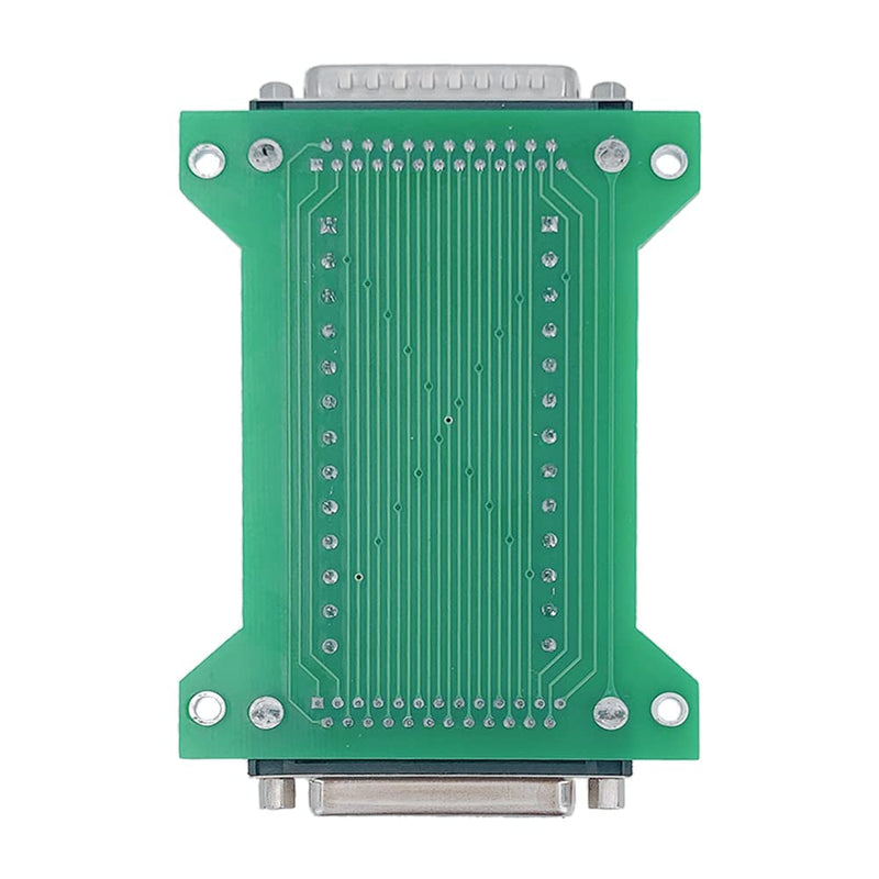 Jienk 1Pcs DB25 Male to Female Terminal Breakout Board, RS232 D-SUB Serial to 25pin Port Terminal Block Gender Changer Connector DB25 Male to Female（1pcs）
