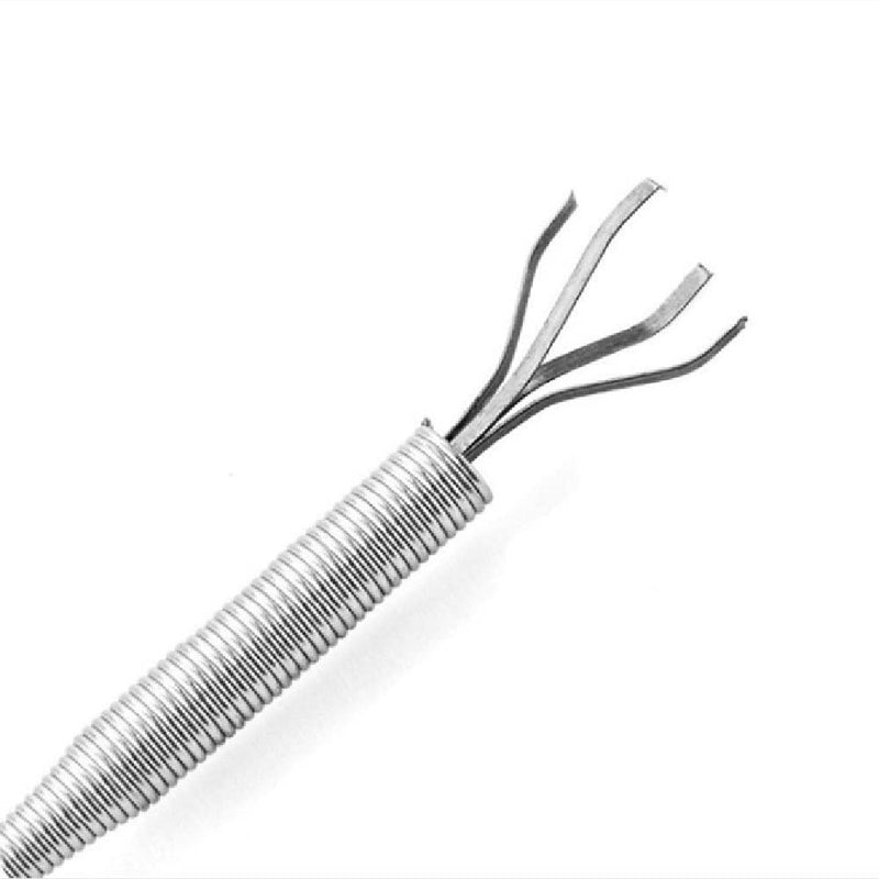 ALINNA Flexible Grabber Claw Pick Up Reacher Tool With 4 Claws Bendable Hose Pickup Reaching Assist Tool for Litter Pick, Home Sink, Drains, Toilet(24 Inches) Silver