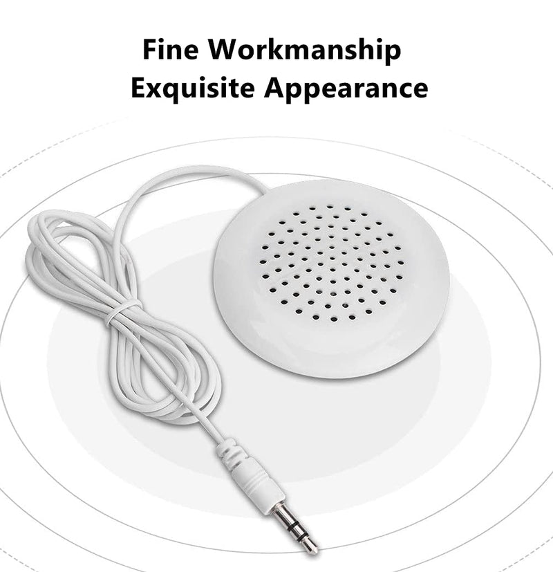Lazmin112 Portable DIY Pillow Speaker, 3.5mm Plug Mini Stereo Speaker for MP3, MP4, CD Player, Mobile Phone etc.