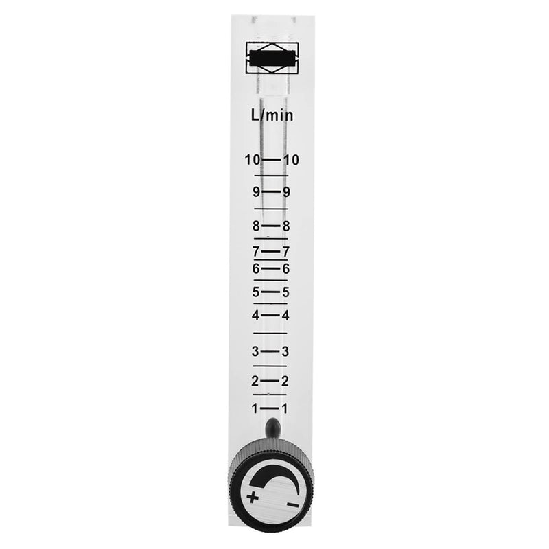 Gas Flow Meter, LZQ-7 Flow Meter 1-10 LPM Flow Meter Rotameter Air Oxygen 0-15 L/min Flow Meter for Oxygen/Air/Gas LZQ-7 Acrylic Rotometer with