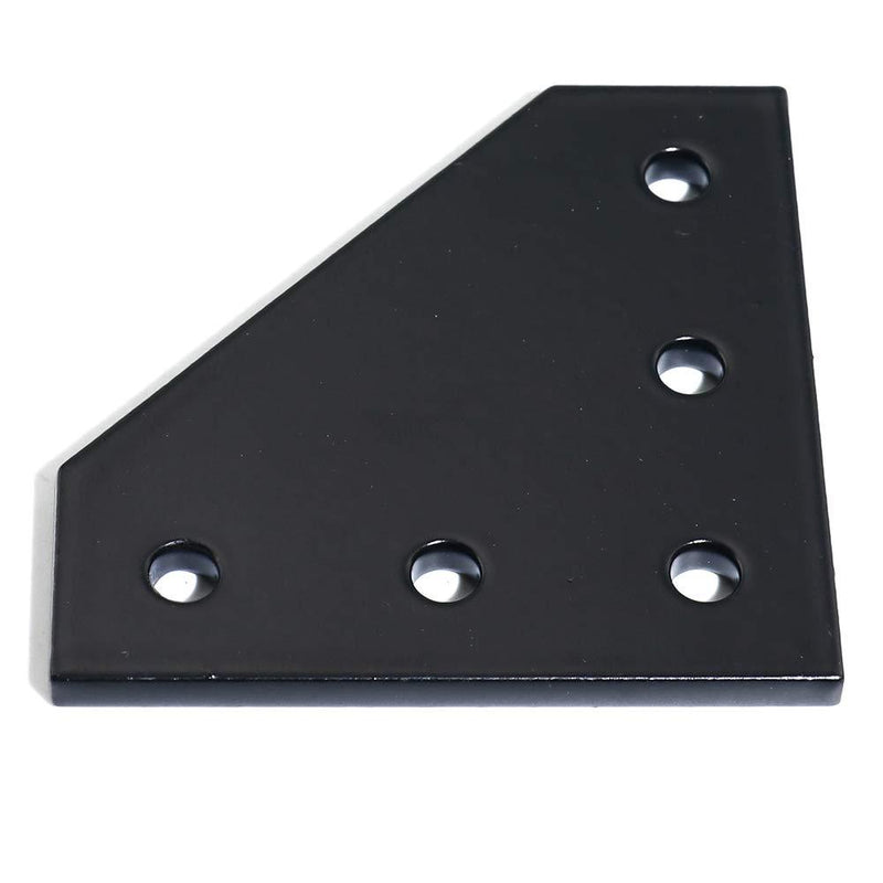 KOOTANS 4pcs/lot New 5 Hole 90 Degree Joint Board Plate Corner Angle Bracket Connection Joint Strip for Slot 6mm 2020 Aluminum Profile 3D Printer Frame 4pcs 20S Joint Plate