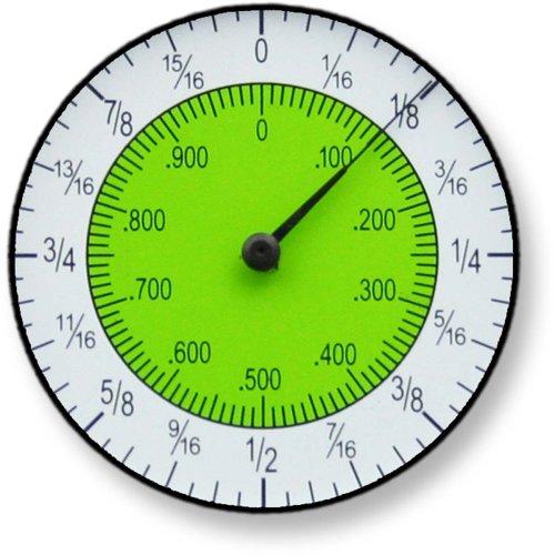 Oshlun MTDCF-06 6-Inch Stainless Steel Fractional Dial Caliper 6 Inch Fractional Dial
