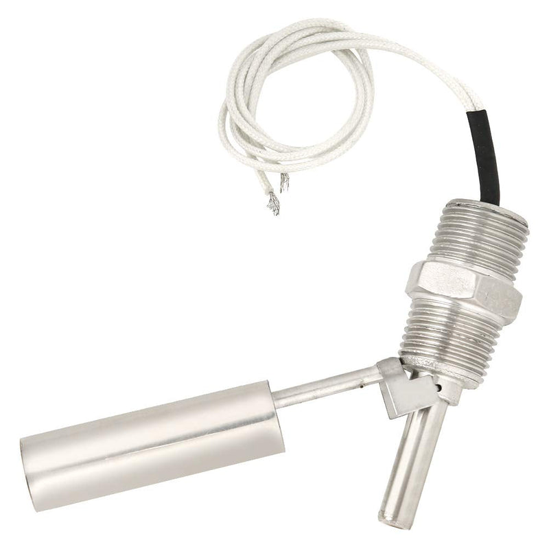 Horizontal Liquid Float Switch-Liquid Water Level Float Sensor Switch Side-Mounted 304 Stainless Steel 1/2Npt Male Thread Tanks Water Level Sensor for Water Tank,Fuel Tanks, Water Towers DC0-110V
