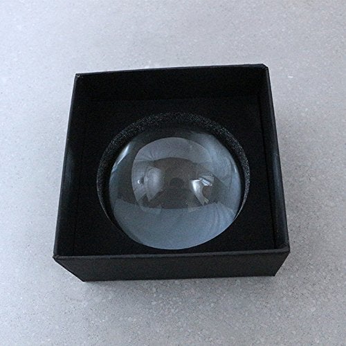 3.9" Magnifying Glass Dome Paperweight Photography Decoration 5X Optical Magnifier Reading Aid for Reading Blueprints Maps