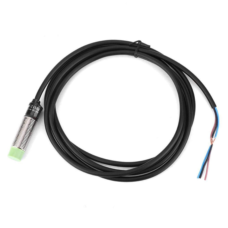 Inductive Proximity Switch, PR12-4DN 3-Wire NO NPN Sensor Switch Detection Distance 4mm