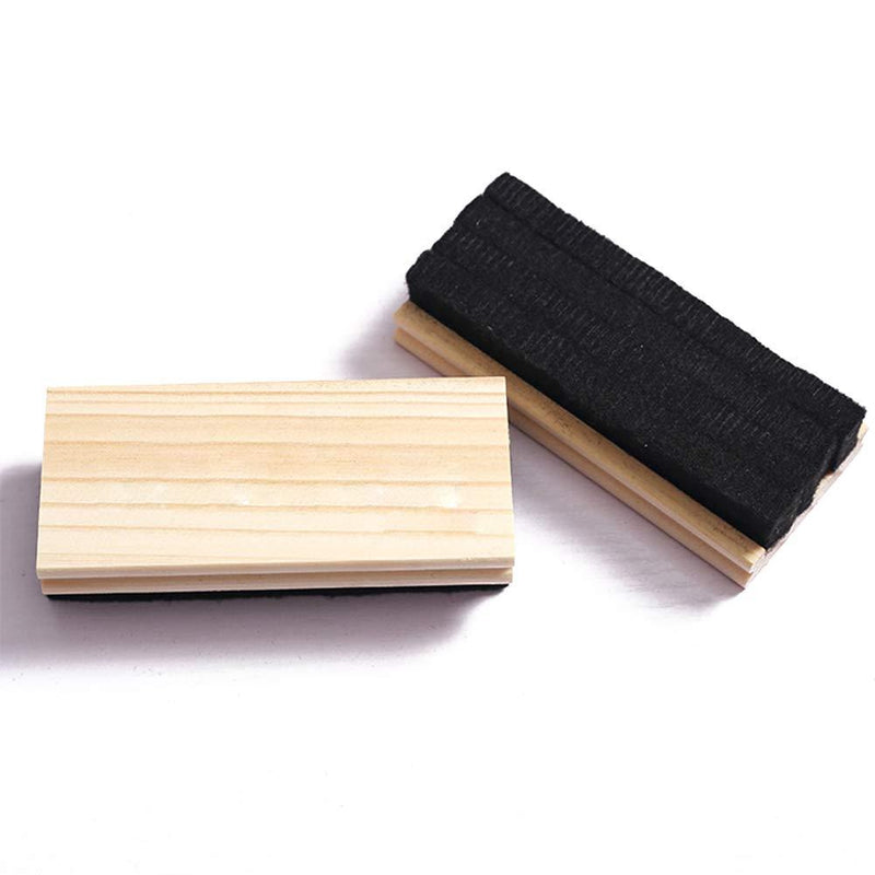 Chalkboard Eraser - Campus Style Pine Wood Blackboard Cleaner Engravable College Styled DIY Gift 1 Pcs