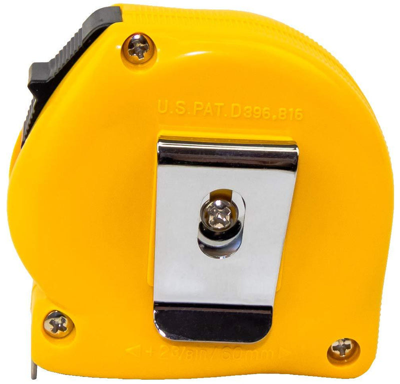 Komelon SM3912 Speed Mark Acrylic Coated Steel Blade Tape Measure 12-Inch by 5/8-Inch, Yellow Case