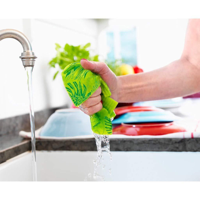 Wettex The Original 10-Pack Swedish Superabsorbent Dishcloth Pink, Blue, Yellow and Green