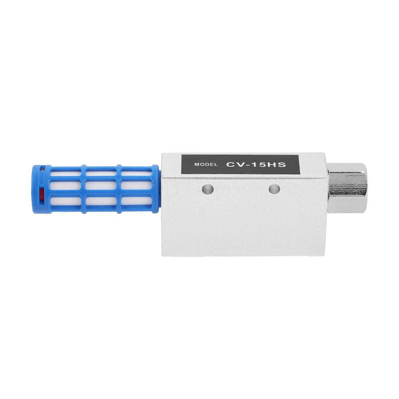 Oumefar Air Ejector for Vacuum Generator Aluminum Alloy CV-15HS Vacuum Generator Pneumatic Exhaust Compact with Silencer
