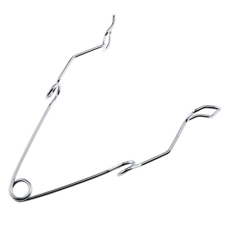 E-outstanding 4-Pack Steel Wire Test Tube Clamp 145mm Fit for 5-40mm Tube Heating Glass Tube Tongs Supplies Lab Test Tube Holder Sprung Tool