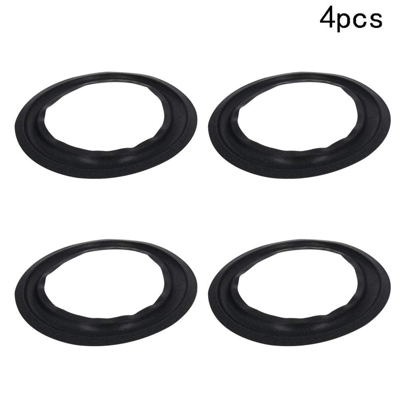 Fielect 6 Inch Speaker Foam Edge Surround Rings Replacement Parts for Speaker Repair or DIY 4pcs 6 Inch 4pcs