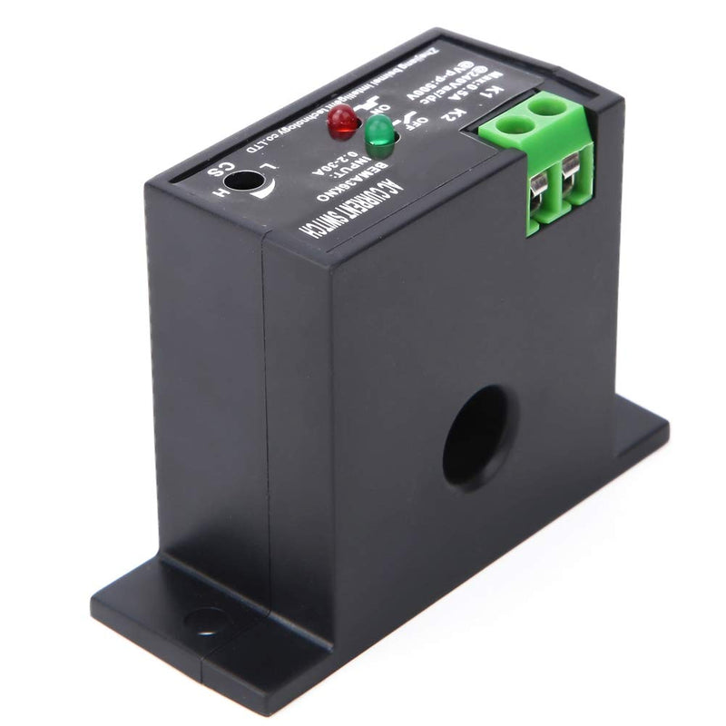 AC Current Sensing Switch Flameproof Adjustable 0.2~30A IP30 Self-Powered Sensing Switch(Normally Open) Normally Open