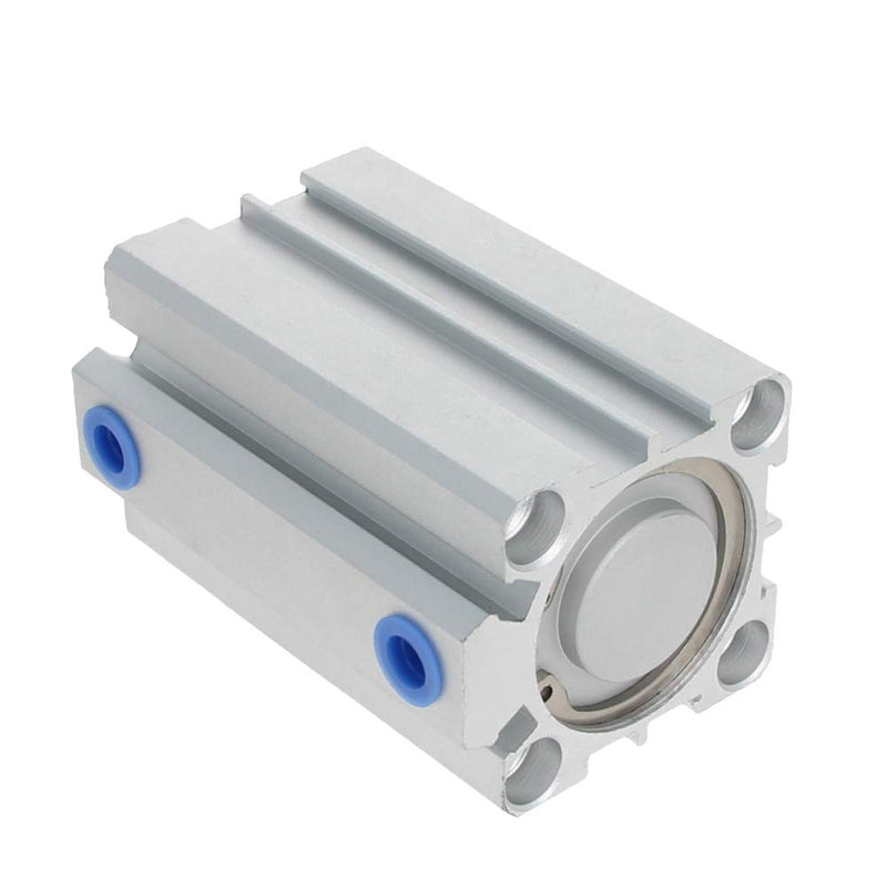 Othmro SDA32x50 Sealing Thin Air Cylinder Pneumatic Small Air Cylinders 1.26inch Bore 1.97inch Stroke Double Acting Aluminium Alloy Pneumatic Hydraulic Cylinder for Pneumatic and Hydraulic Systems