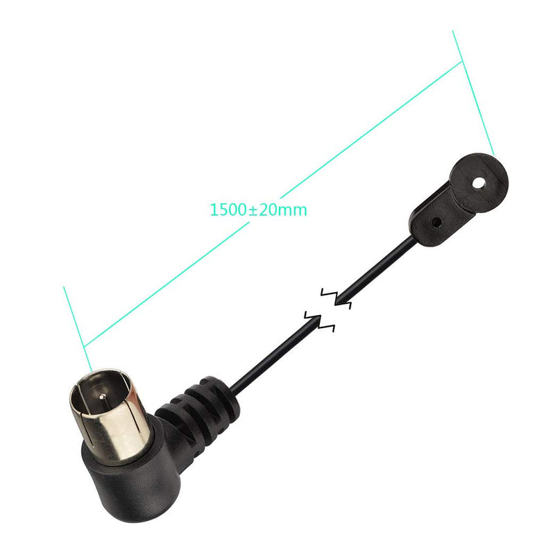 Bingfu FM Antenna 75 Ohm FM Antenna for Pioneer Onkyo Yamaha Marantz Bose Wave Music System Indoor Digital HD Radio FM Radio Bluetooth Stereo Receiver AV Audio Video Home Theater Receiver FM Antenna Kit