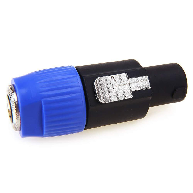 Speakon to 1/4 Adapter Connector, Upgraded NANYI 1/4" Female to NL4FC Male Connectors are for Converting 1/4" Cables to NL4FC Plug for Speaker/Amplifier/Mixer (Speakon to 1/4 Adapter - 2PCS) Speakon to 1/4 Adapter - 2PCS