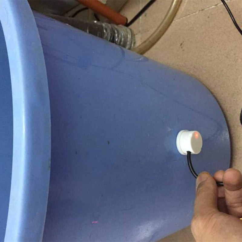 Taidacent Non-Contact Liquid Level Sensor Contactless Water Level Sensor Externally Attached Liquid Induction Level Switch Water Level Switch (NPN Output(24V)) NPN Output(24V)