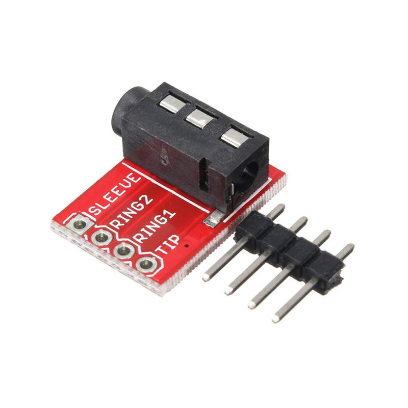Onyehn TRRS 3.5mm Audio Jack Breakout Headphone Video Audio MP3 Jack Module for Arduino (Pack of 5pcs)