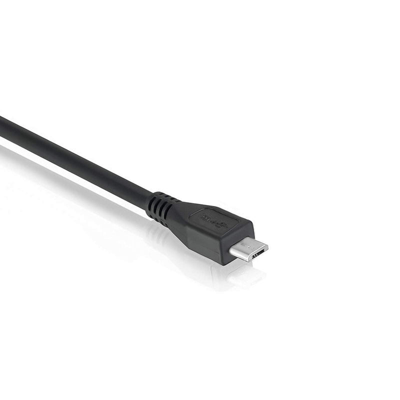 2 Pcs Micro USB 2.0 5 Pin Male to Female Extention Cable 0.3M/1Ft with Panel Mount Hole Including Mounting Screws for Transfering Data with Computer