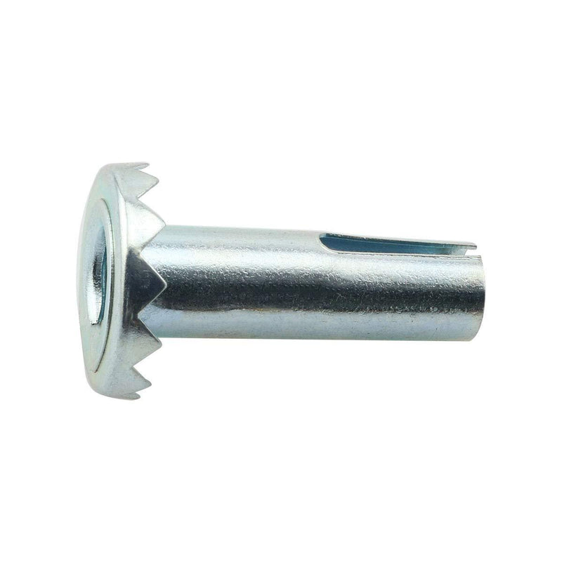heyous 8PCS Caster Sockets 3/8" x 1-1/4" Metal Caster Stem Sleeve, Wheel Socket Furniture Insert Socket Type Mounting Stem for Stem Caster, Grip Ring Caster, Chair Legs