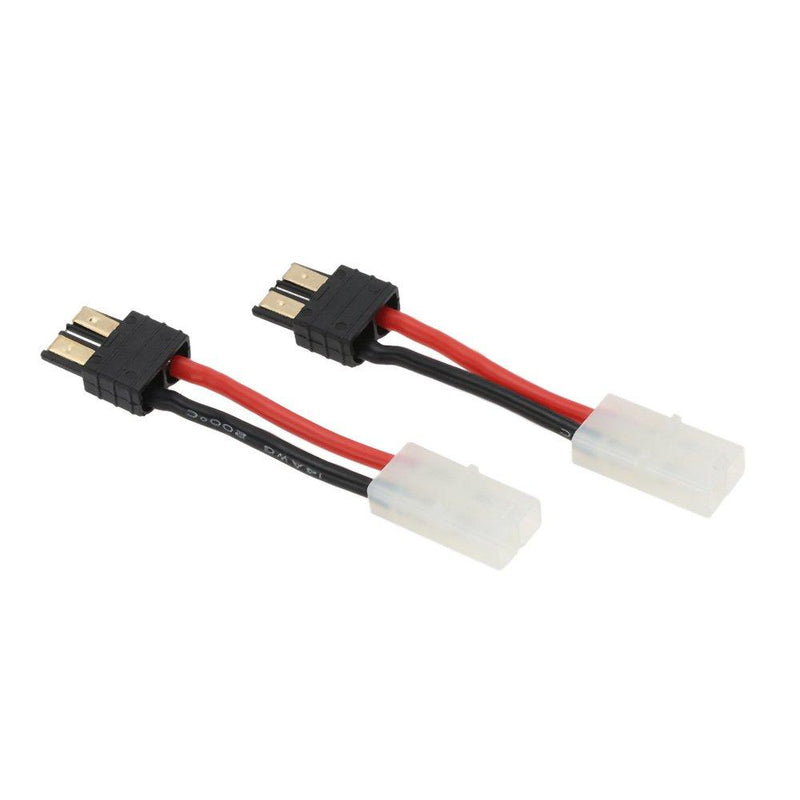 Goolsky 2PCS Plug Male to Tamiya Head Female Connector Adapter for RC Car Lipo Battery Charger