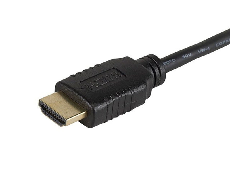 Monoprice High Speed HDMI Cable - 1.5 Feet - Black | with HDMI Micro Connector, 4K @ 24Hz, 10.2Gbps, 34AWG