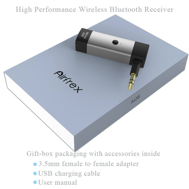 Airfrex Wireless Bluetooth Receiver Adapter for Beats Studio 2 / Solo 2 / Pro/Executive/Mixr Headphones and Car Audio and Home Stereo, Beats Headphone Replacement Cord Cable Adapter