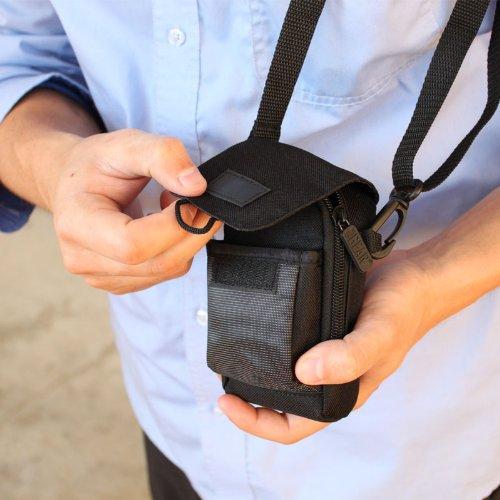 USA Gear Laser Rangefinder Case Holster with Shoulder Strap and Belt Loop - Compatible with Nikon 8397 ACULON AL11, TecTecTec VPRO500, Gogogo Sport, Coolshot 20, Monarch 7I, Vortex Optics, and More