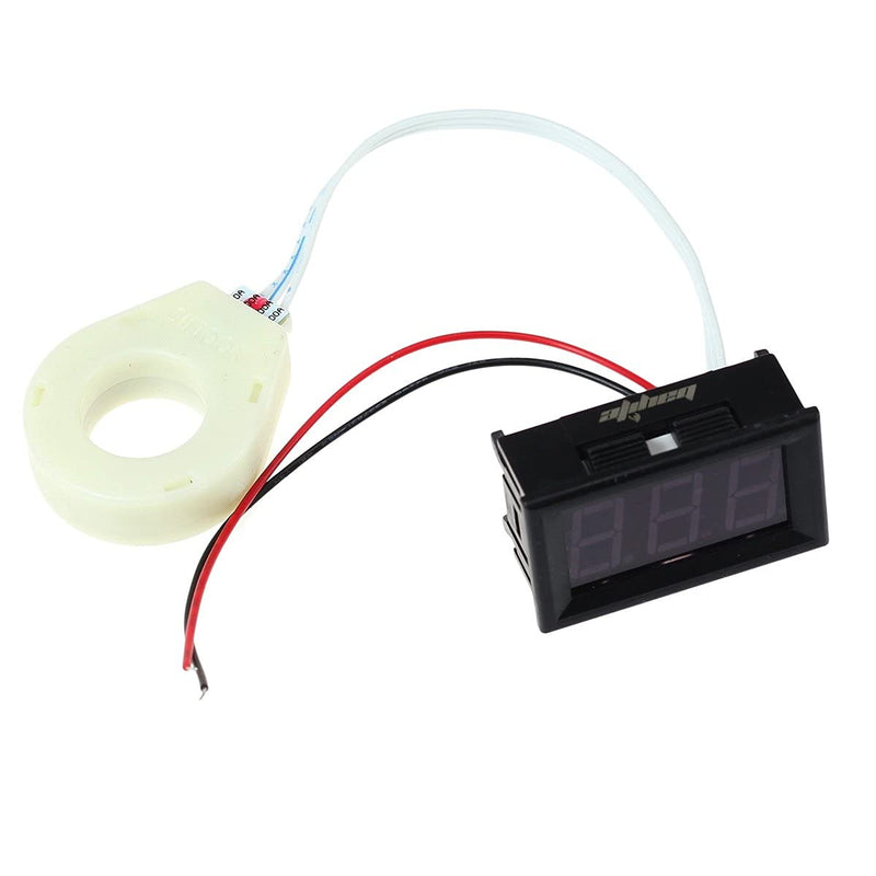 bayite DC 5-120V 400A Mini Digital Current Voltage Amp Meter Gauge with Hall Effect Sensor Transformer