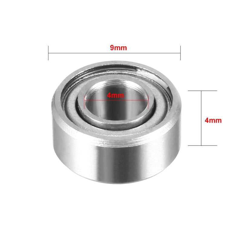 uxcell 20pcs 4mmx9mmx4mm Double Shielded Miniature Deep Groove Ball Bearing