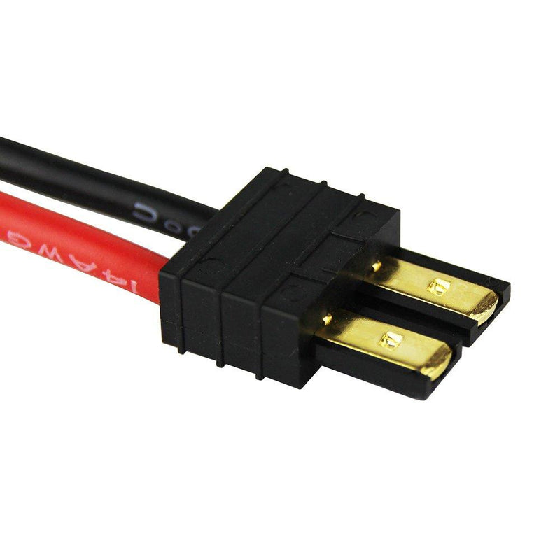 OliYin 3pcs Compatible with TRX Male to XT60 Female Connector Adapter Cable 14awg 1.96in RC Charger LiPo(Pack of 3)