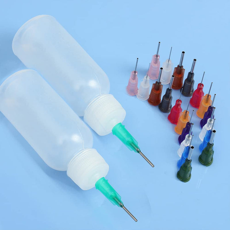 Utoolmart Industrial Dispensing Needle, Industrial Grade Blunt Needle, Stainless Steel Precision Applicator, 17G, Transparent Color, 10pcs Transparent 17G