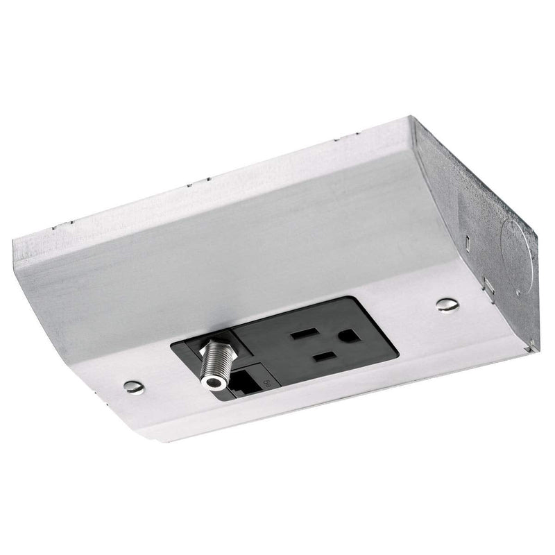 Bryant Electric RU200SS tradeSELECT Under Cabinet/Counter Power Distribution Box, GFCI Fit, Stainless Steel GFCI Fit Box