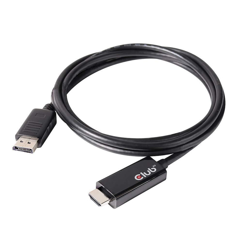 Club 3D CAC-1082 DisplayPort 1.4 to HDMI 2.0B HDR Cable, Male-Male 2 Meter/6.56 Feet